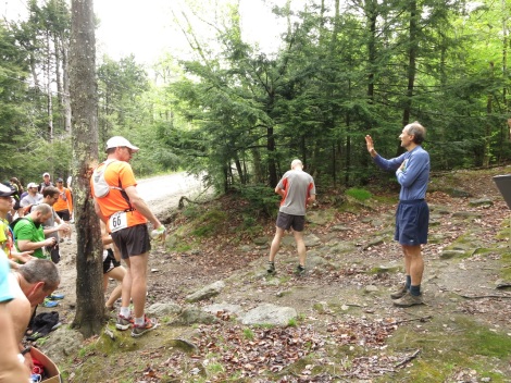 Norm Sheppard giving a few last minute tidbits of advice, such as "just so you know, the course isn't marked!"